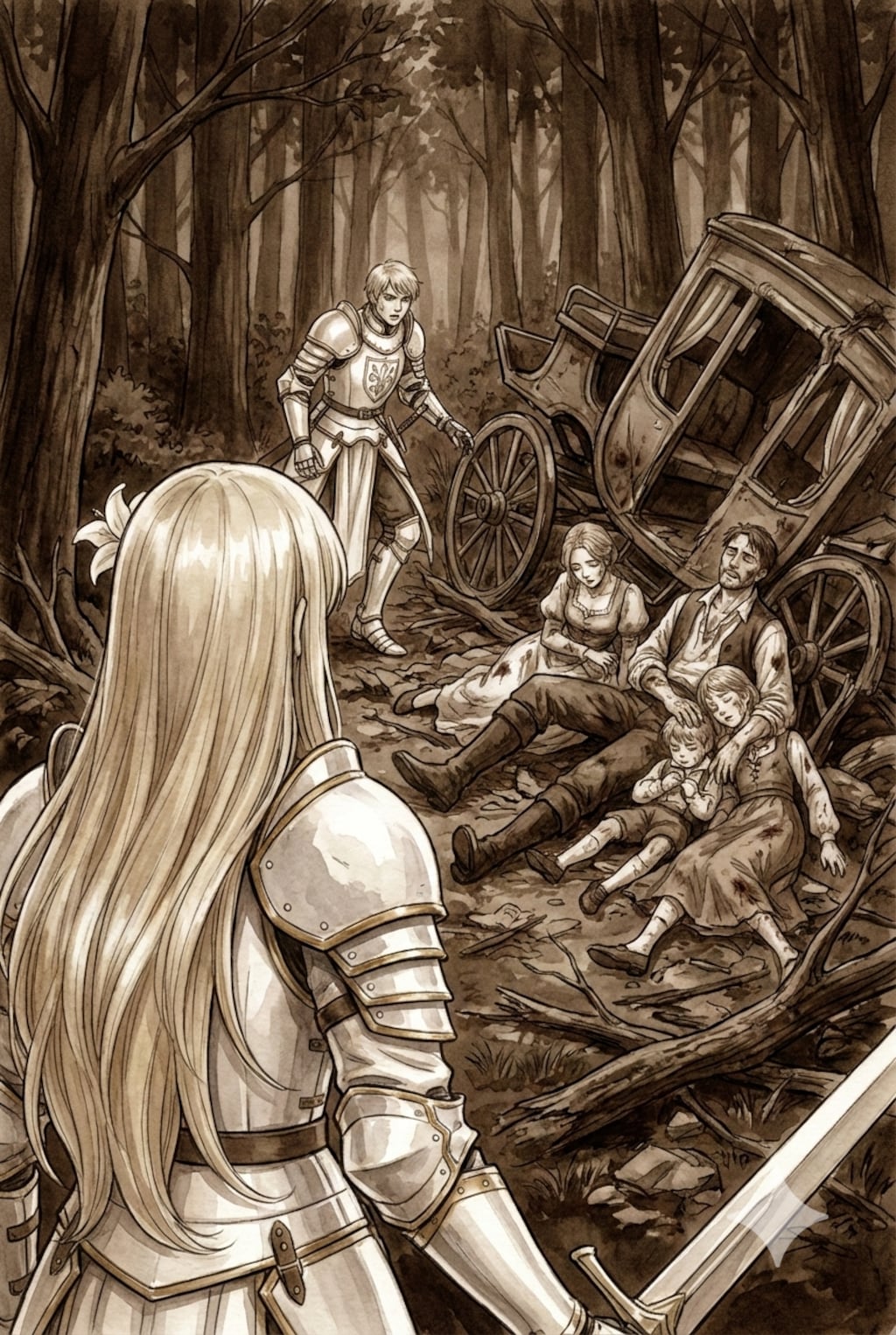 確信を強める白百合。同じ傷を持つからこそ