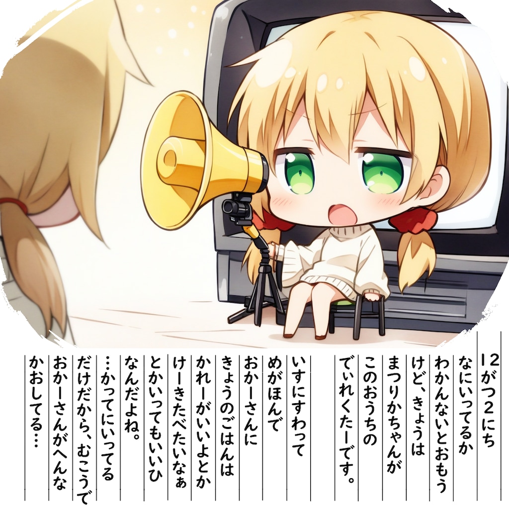 【絵日記】まつりかけのでぃれくたーです