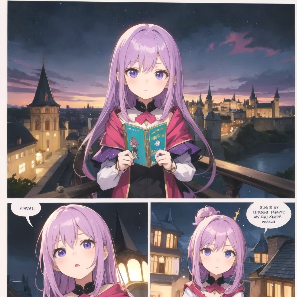 紫髪のキャラ | の人気AIイラスト・グラビア