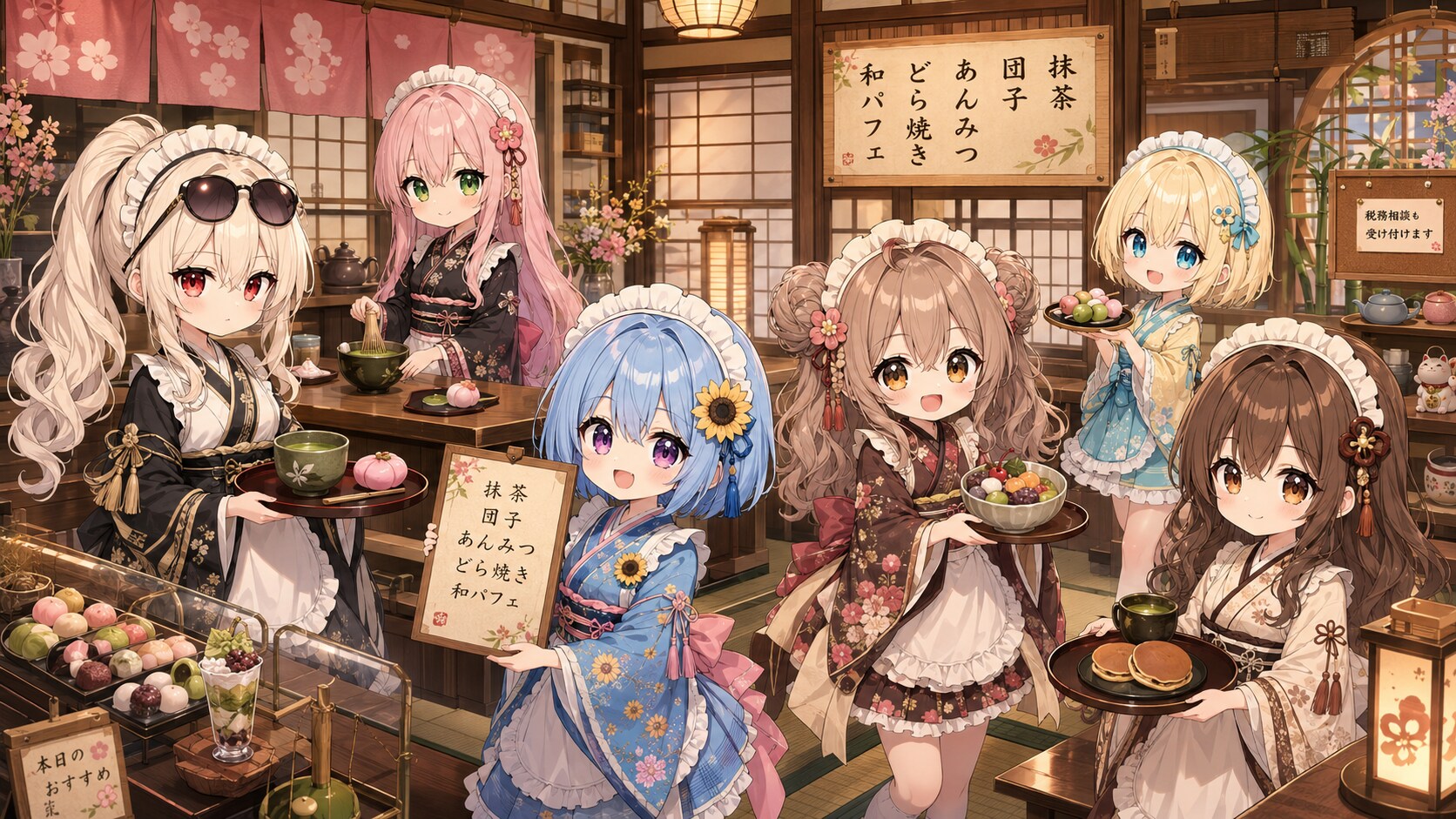 和風喫茶はじめました🍡