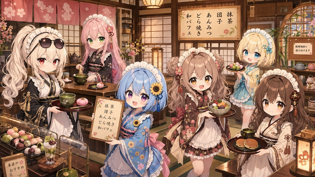 和風喫茶はじめました🍡