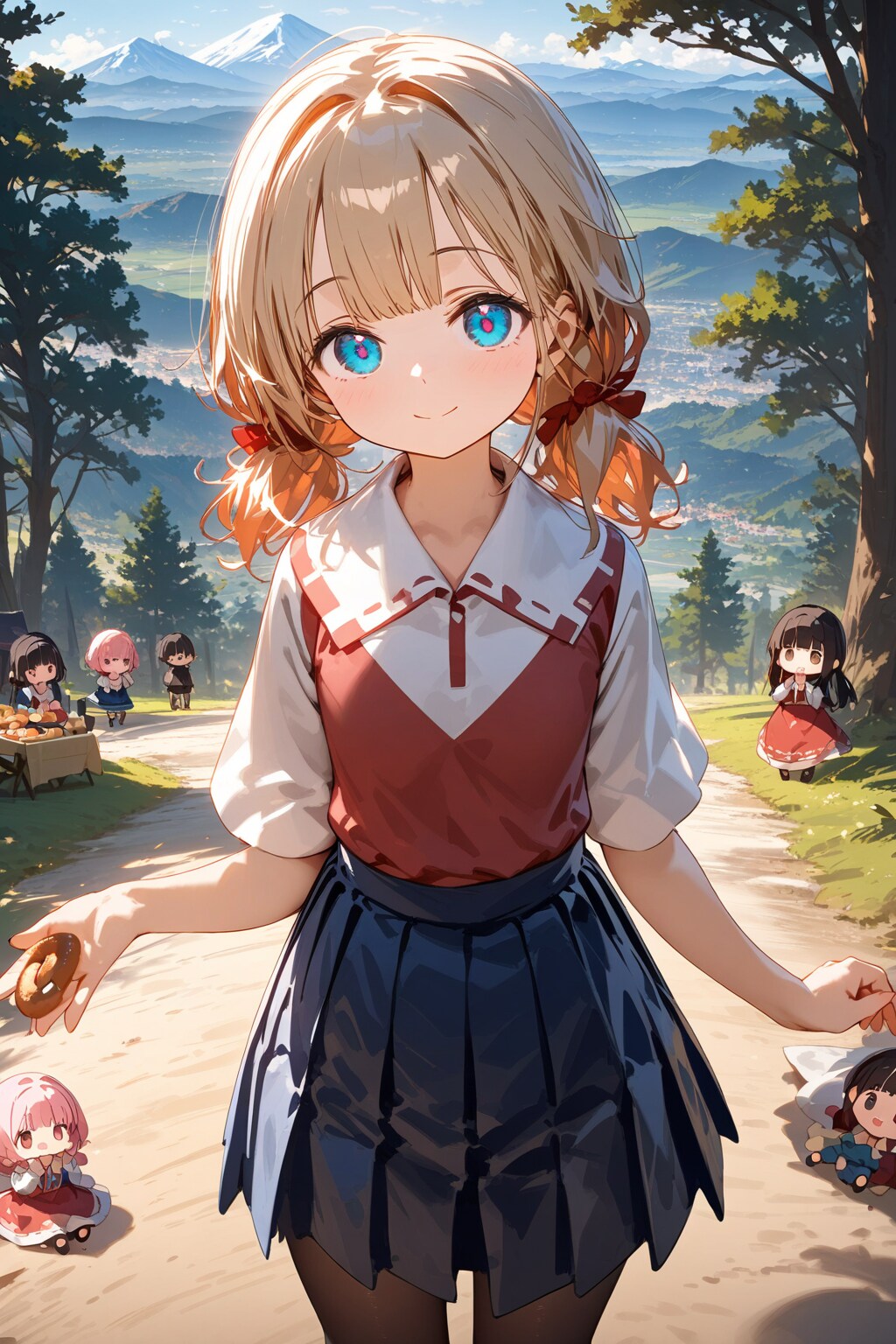 「喰らえ!」(eat doughnut), donut,。 | の人気AIイラスト・グラビア