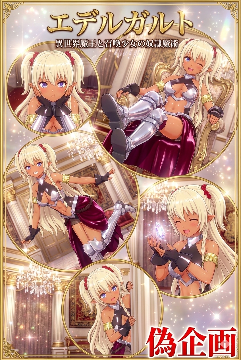 異世界魔王と召喚少女の奴隷魔術　エデルガルト | の人気AIイラスト・グラビア