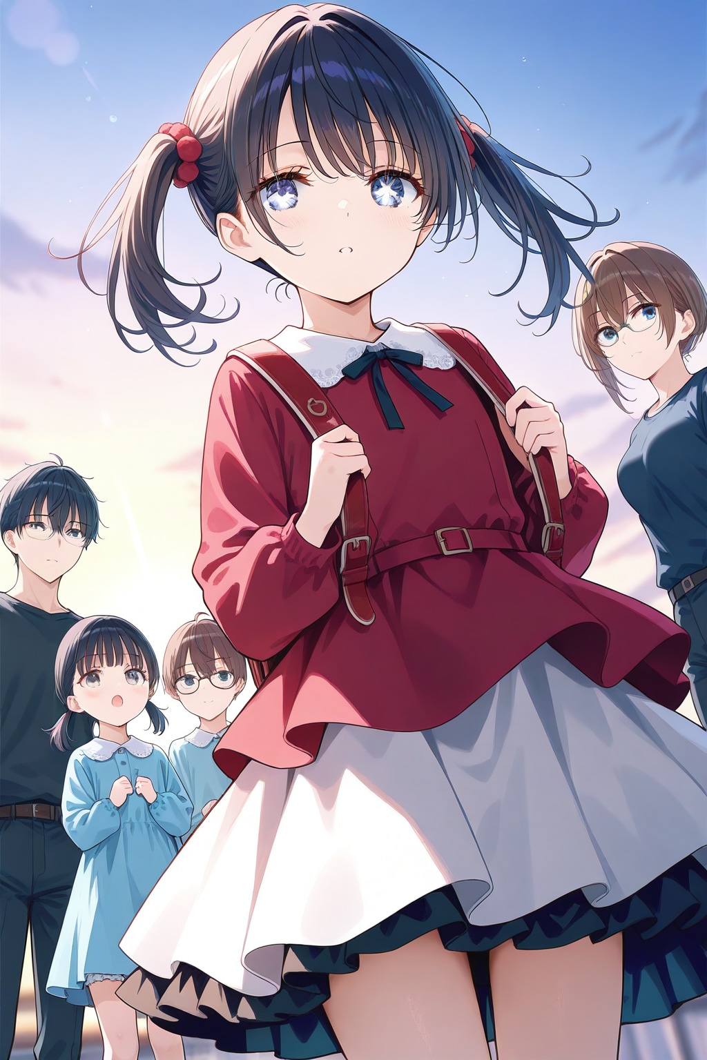 10単語生成黒髪ツインテールちゃん