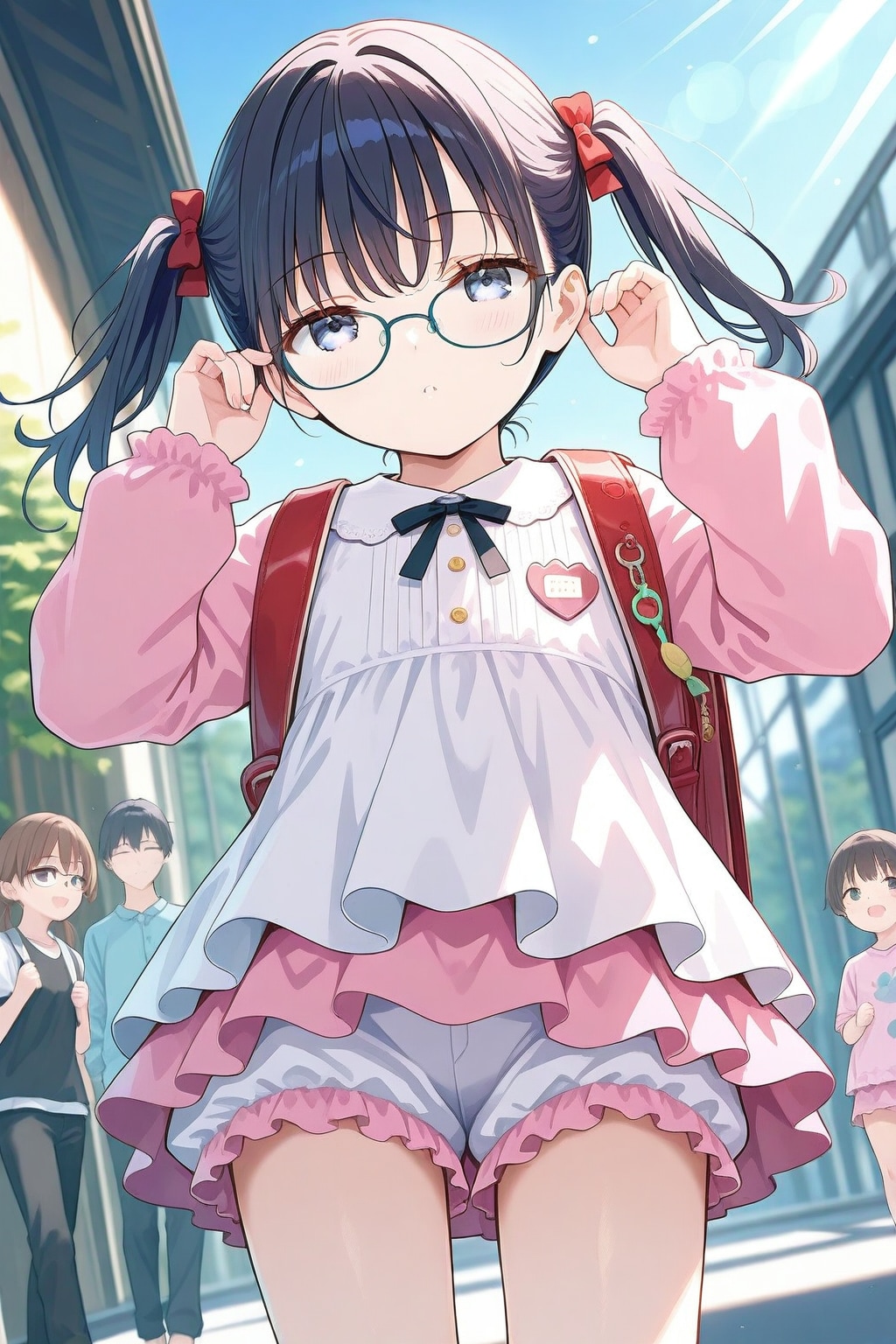 10単語生成黒髪ツインテールちゃん