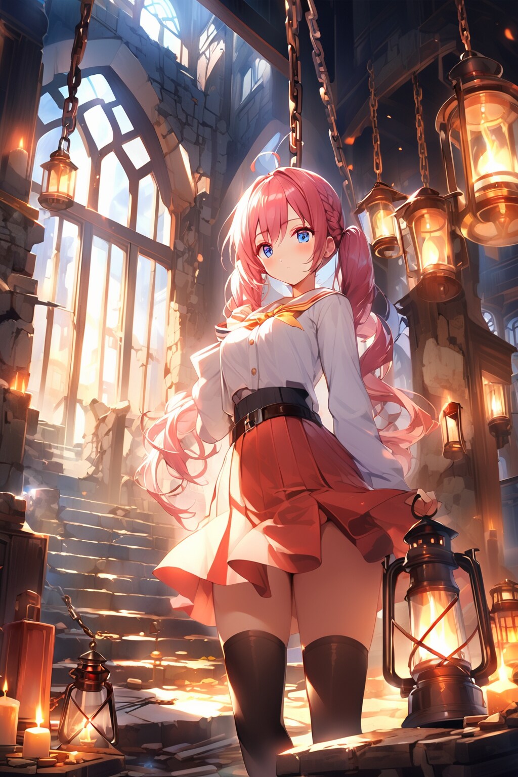 正月早々謎のお屋敷に集合。。。 | の人気AIイラスト・グラビア