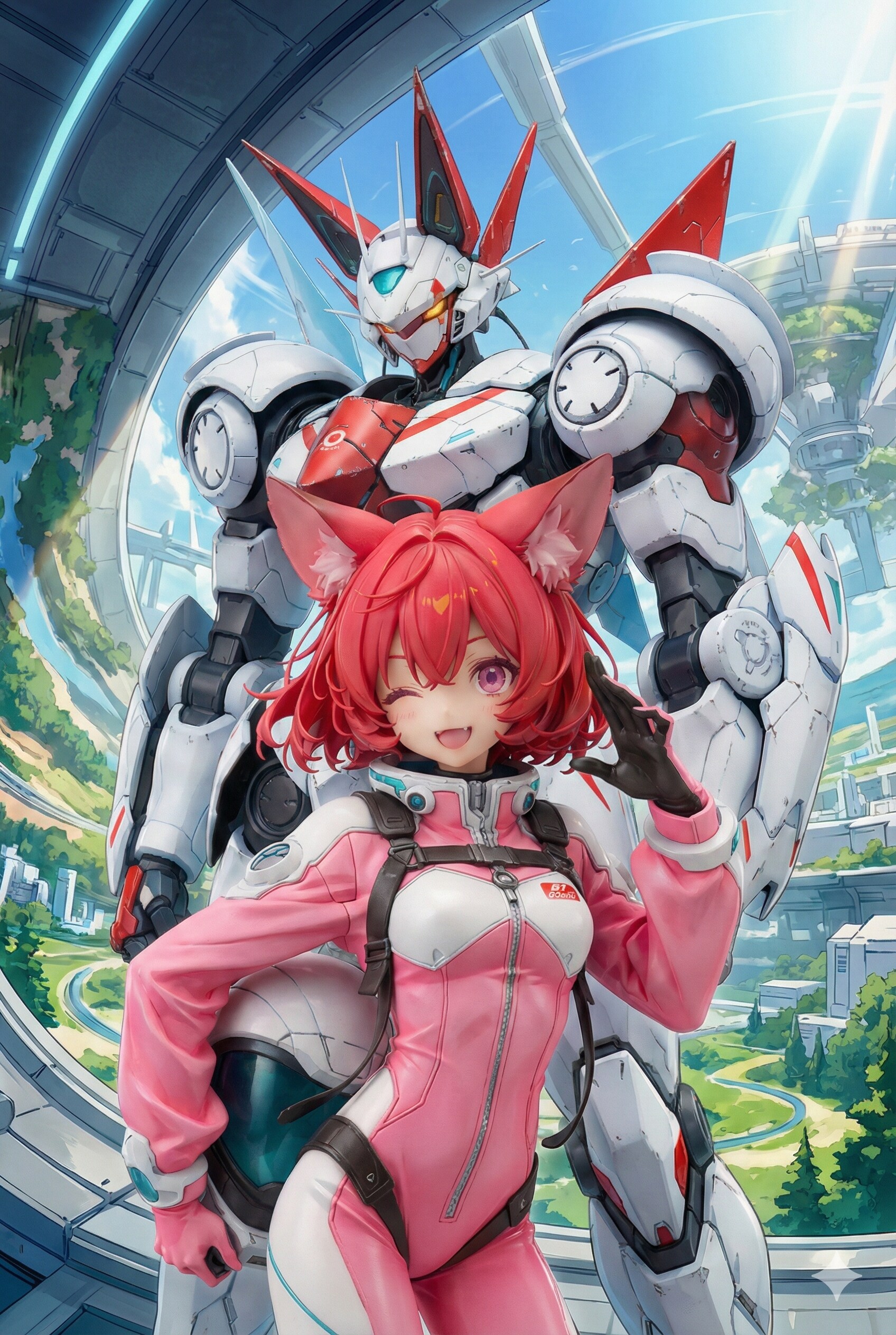 「機動戦記モフモフ」 キャラクターフィギュア メインのキービジュ再現集