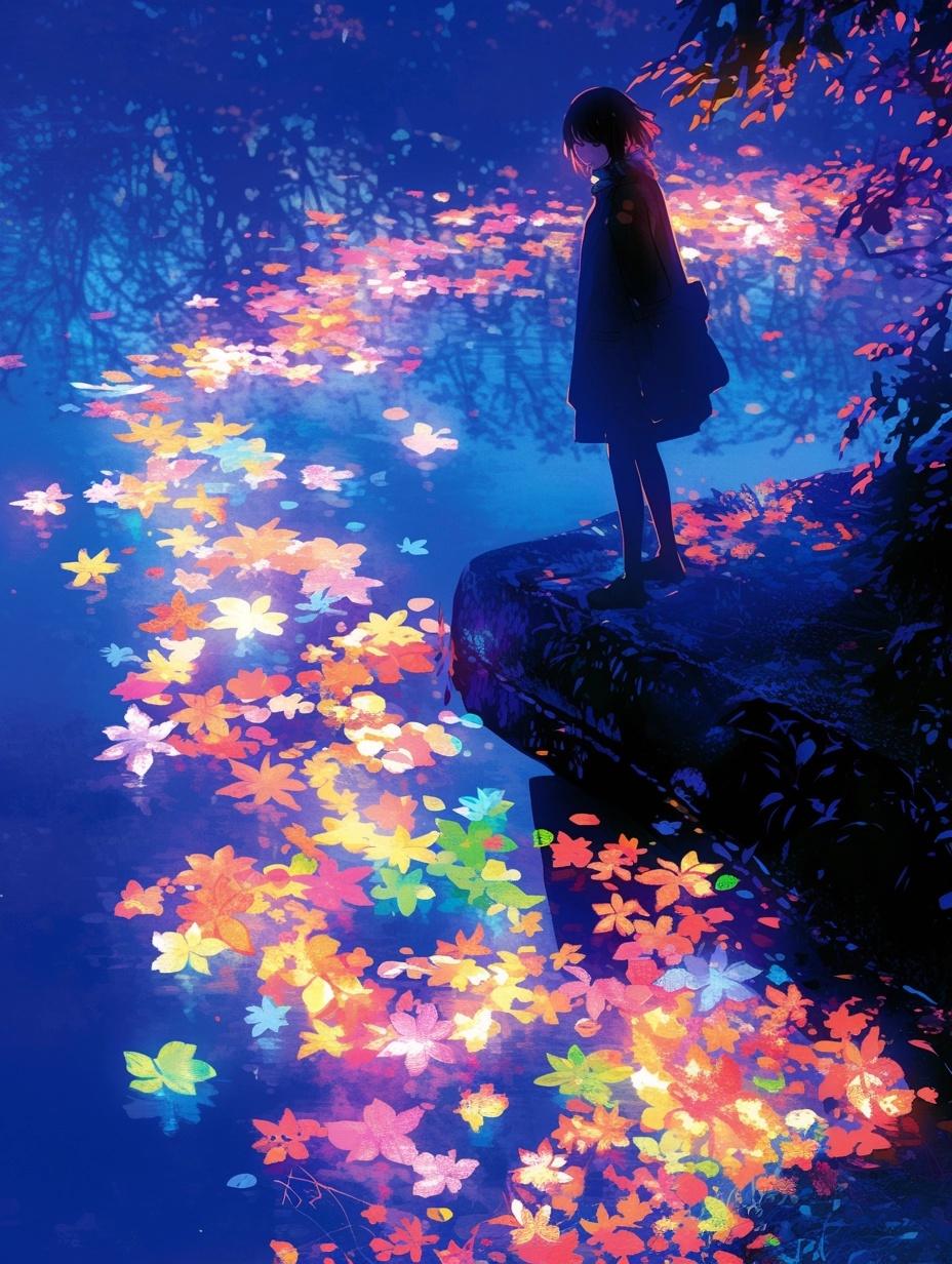 もみじ川 | の人気AIイラスト・グラビア