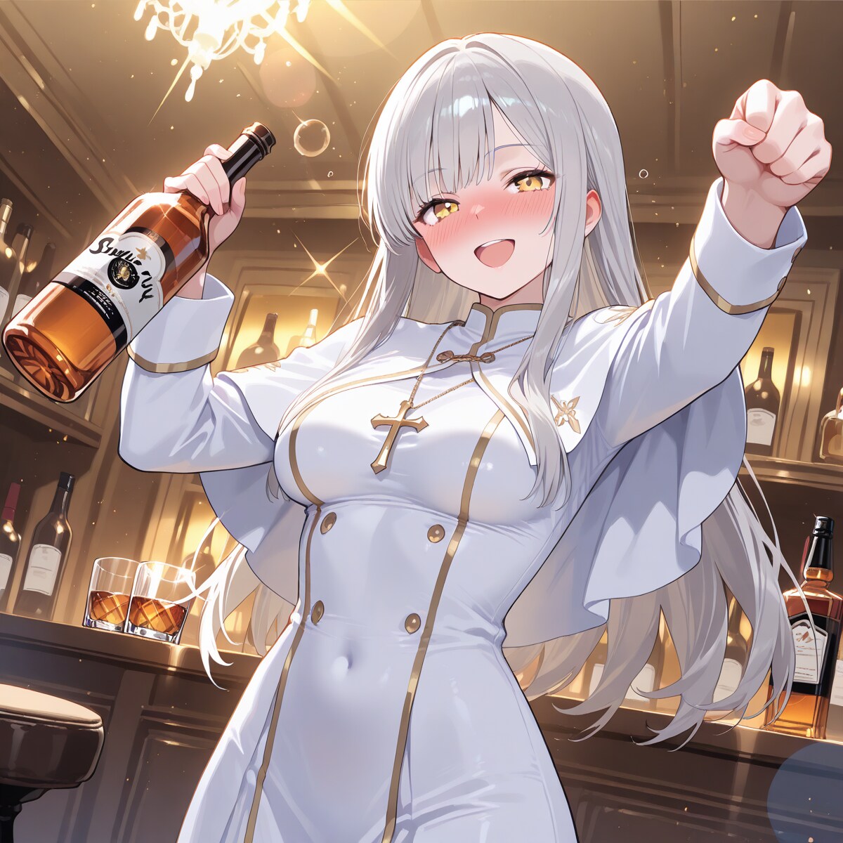 酒飲み正装ジルリィちゃん