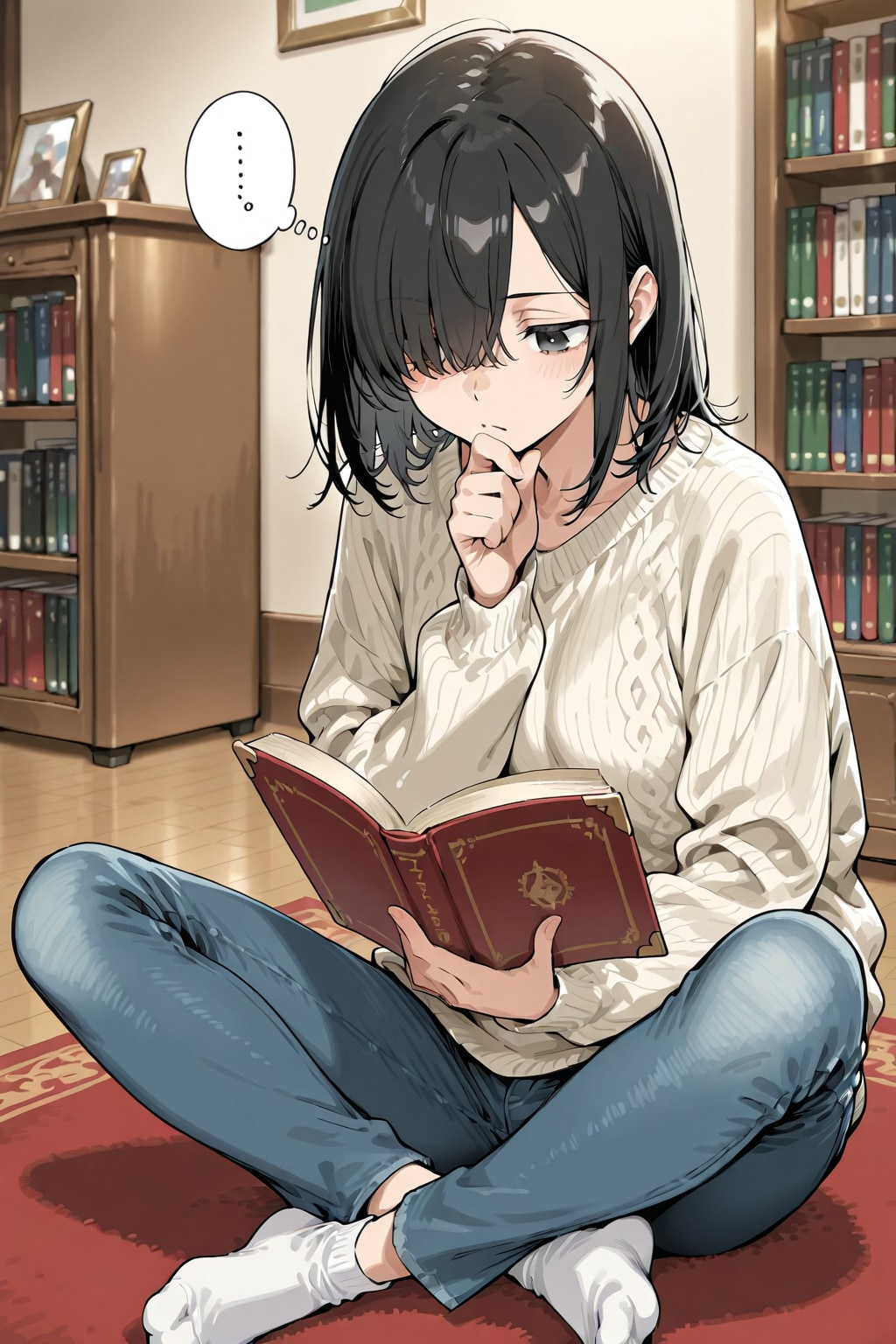 めかくれ女子＃１４２ | の人気AIイラスト・グラビア