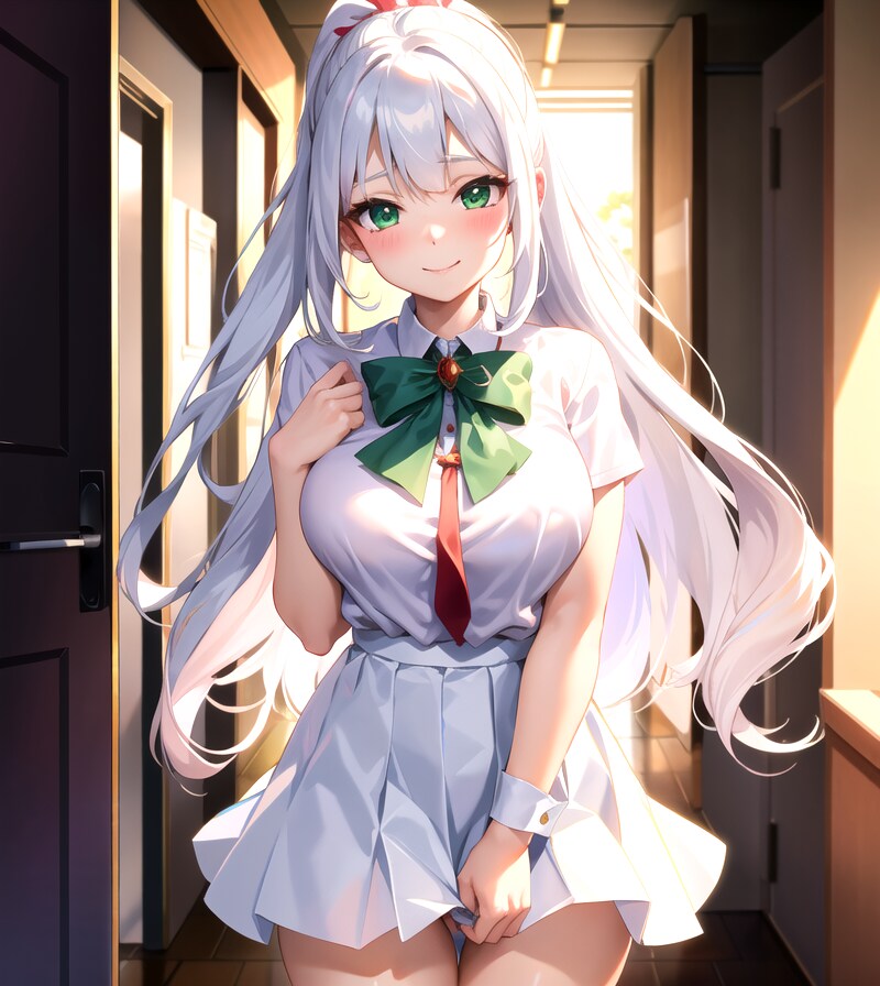 白髪のお嬢様