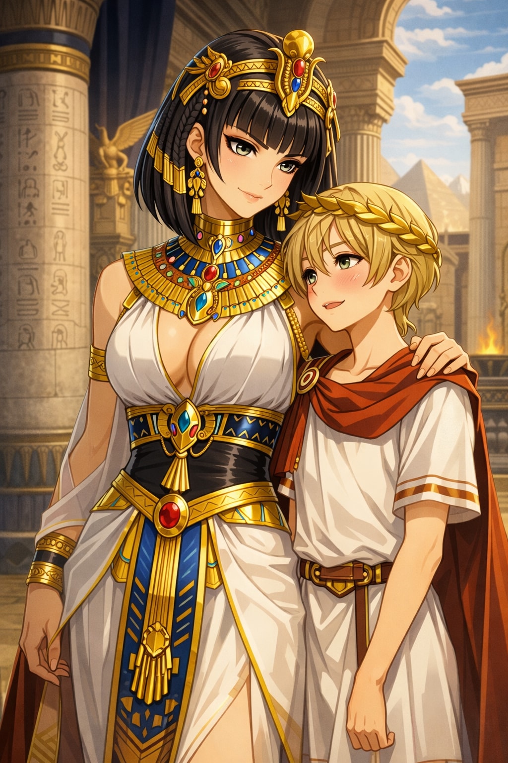 クレオパトラとカエサル