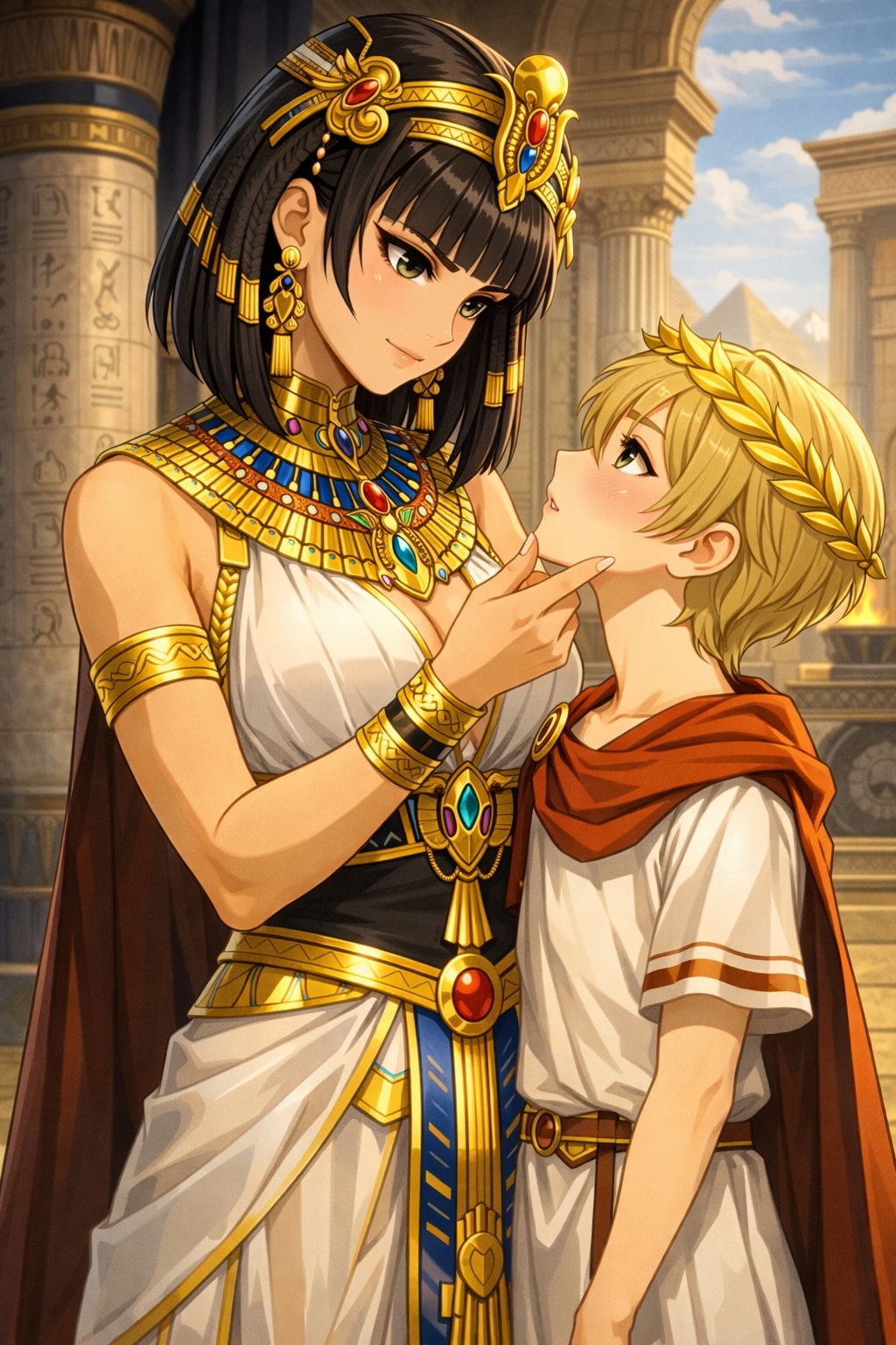 クレオパトラとカエサル