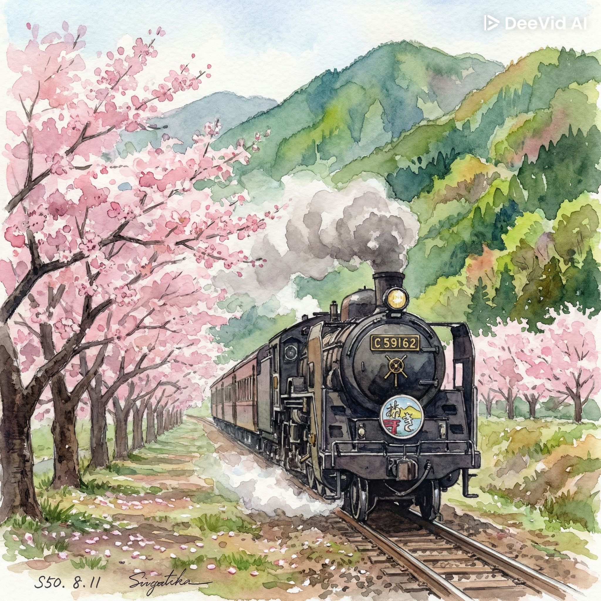 呉線急行あき | の人気AIイラスト・グラビア