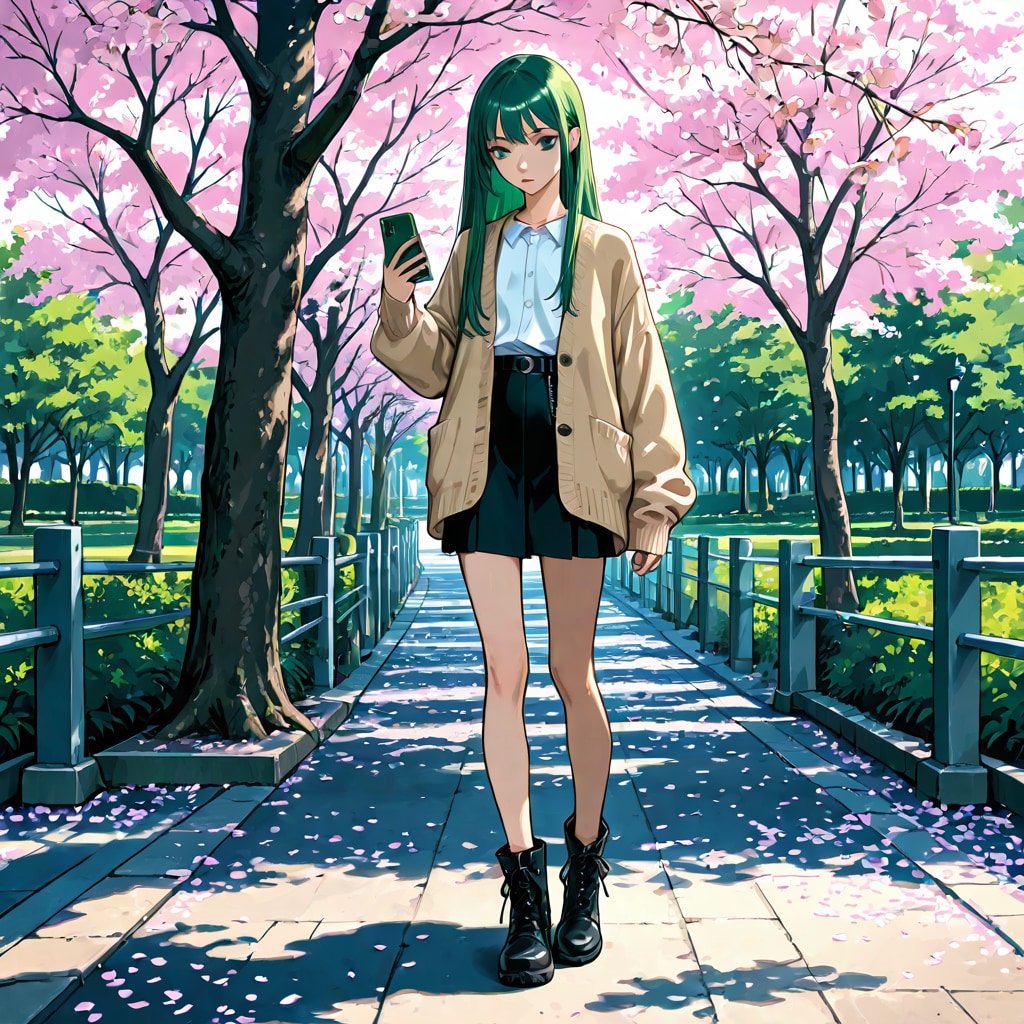 スマホに残す春 | の人気AIイラスト・グラビア