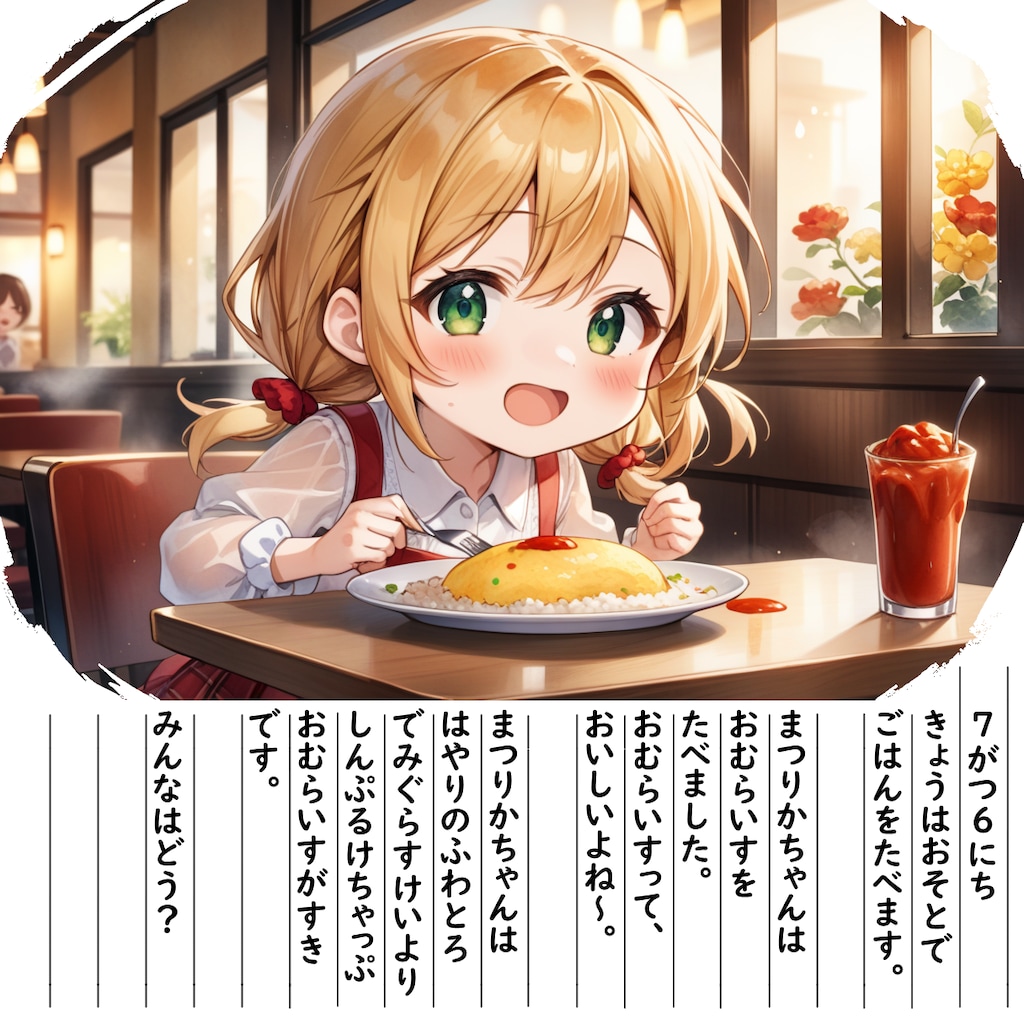 【絵日記】おむらいすです