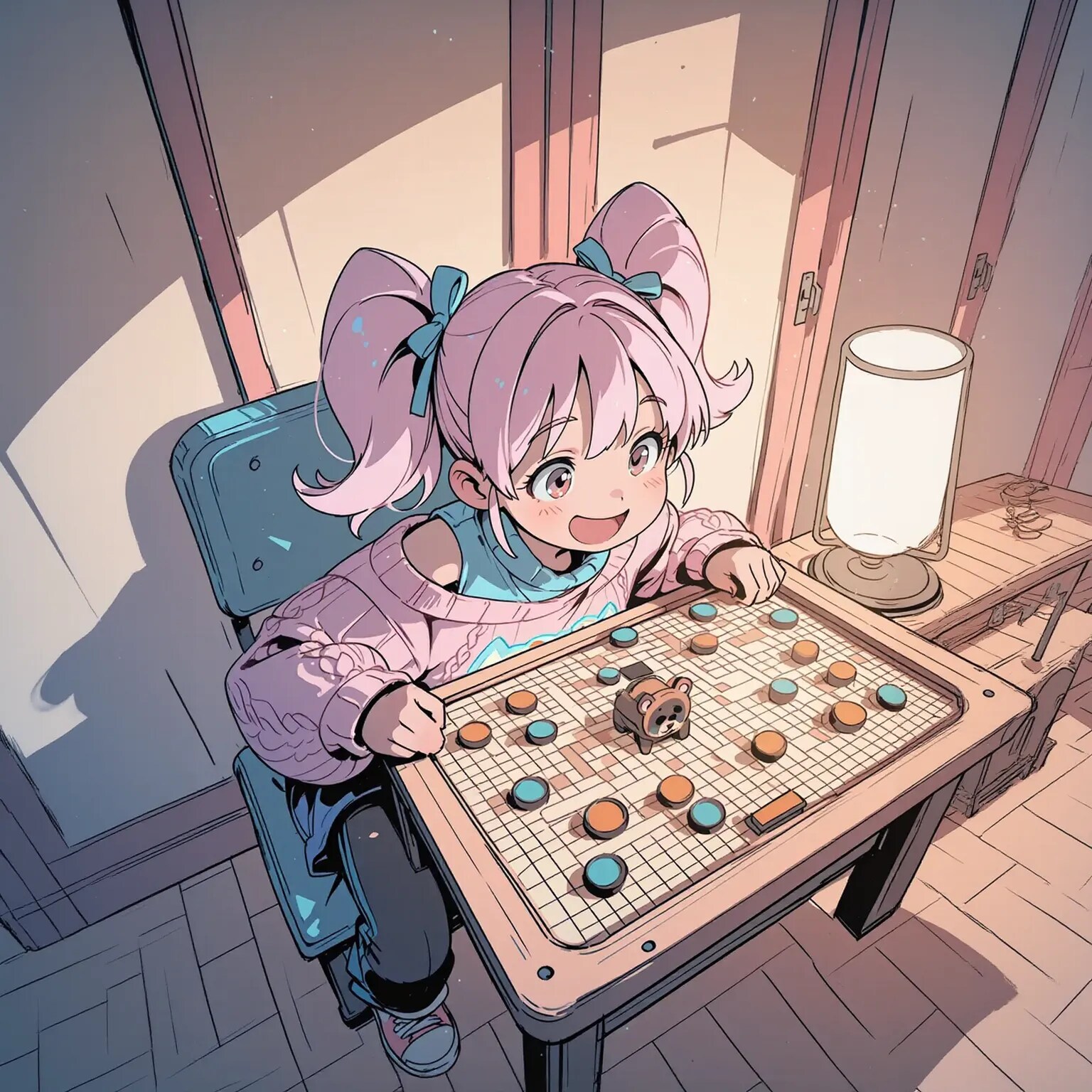 大晦日に一人ボードゲーム😢 | の人気AIイラスト・グラビア