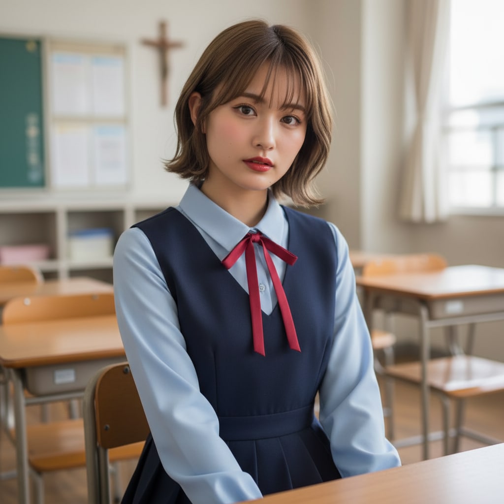 お嬢様学校入学