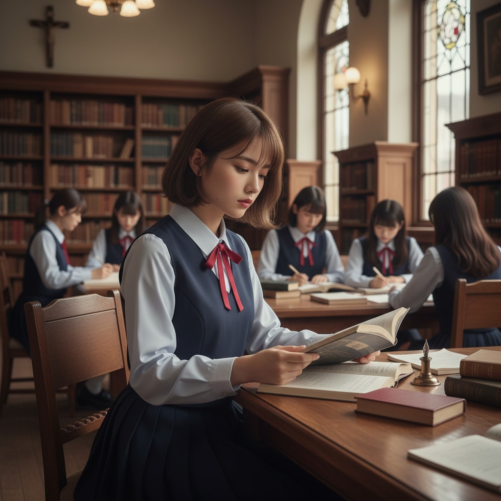 お嬢様学校入学