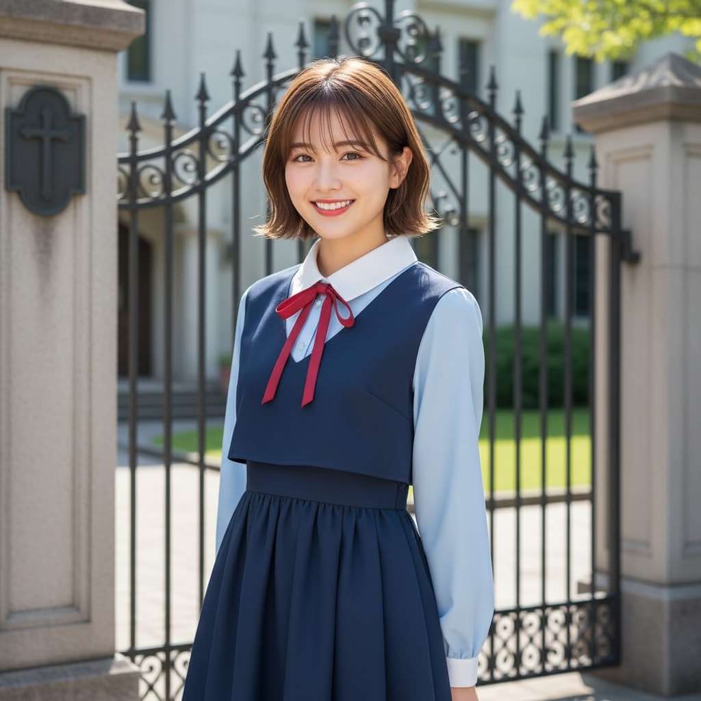 お嬢様学校入学