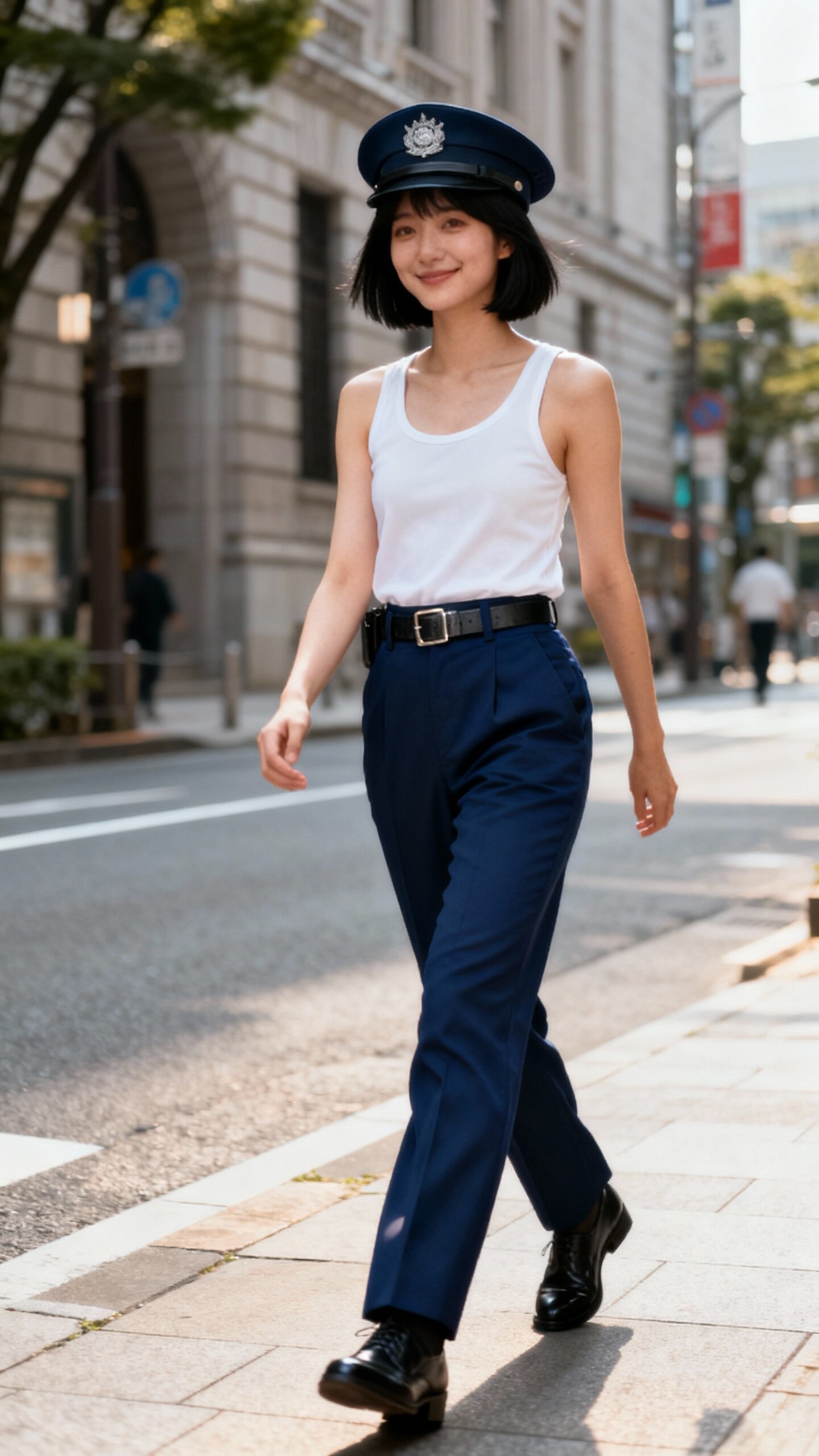 seedream実写特集　かっこかわいい婦警佐久間夏綺の日本橋パトロール