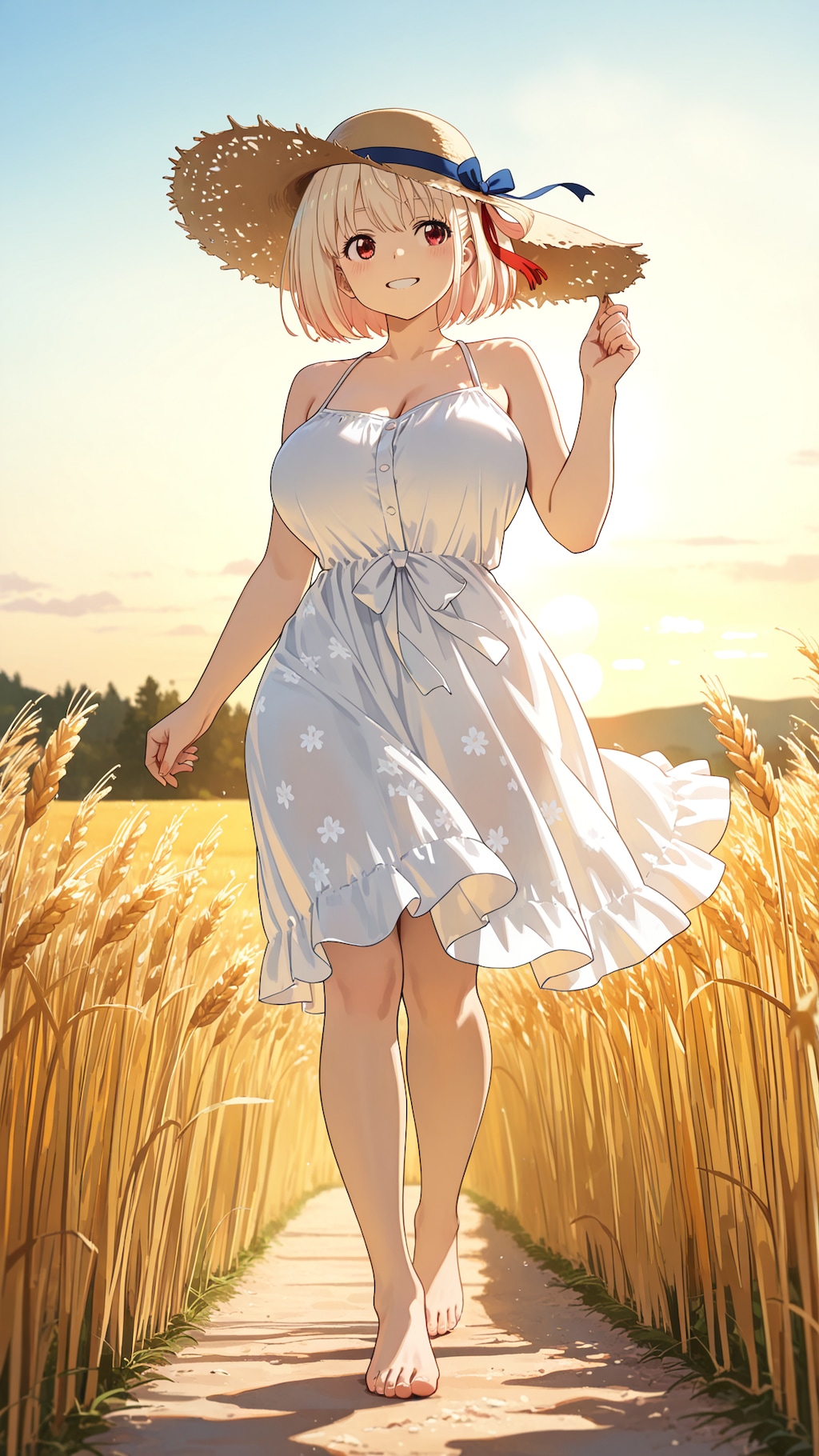夏の麦畑