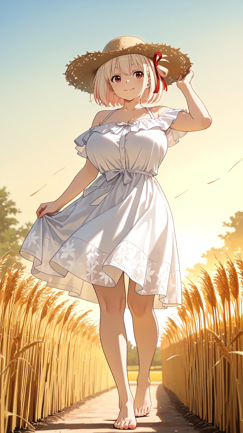 夏の麦畑