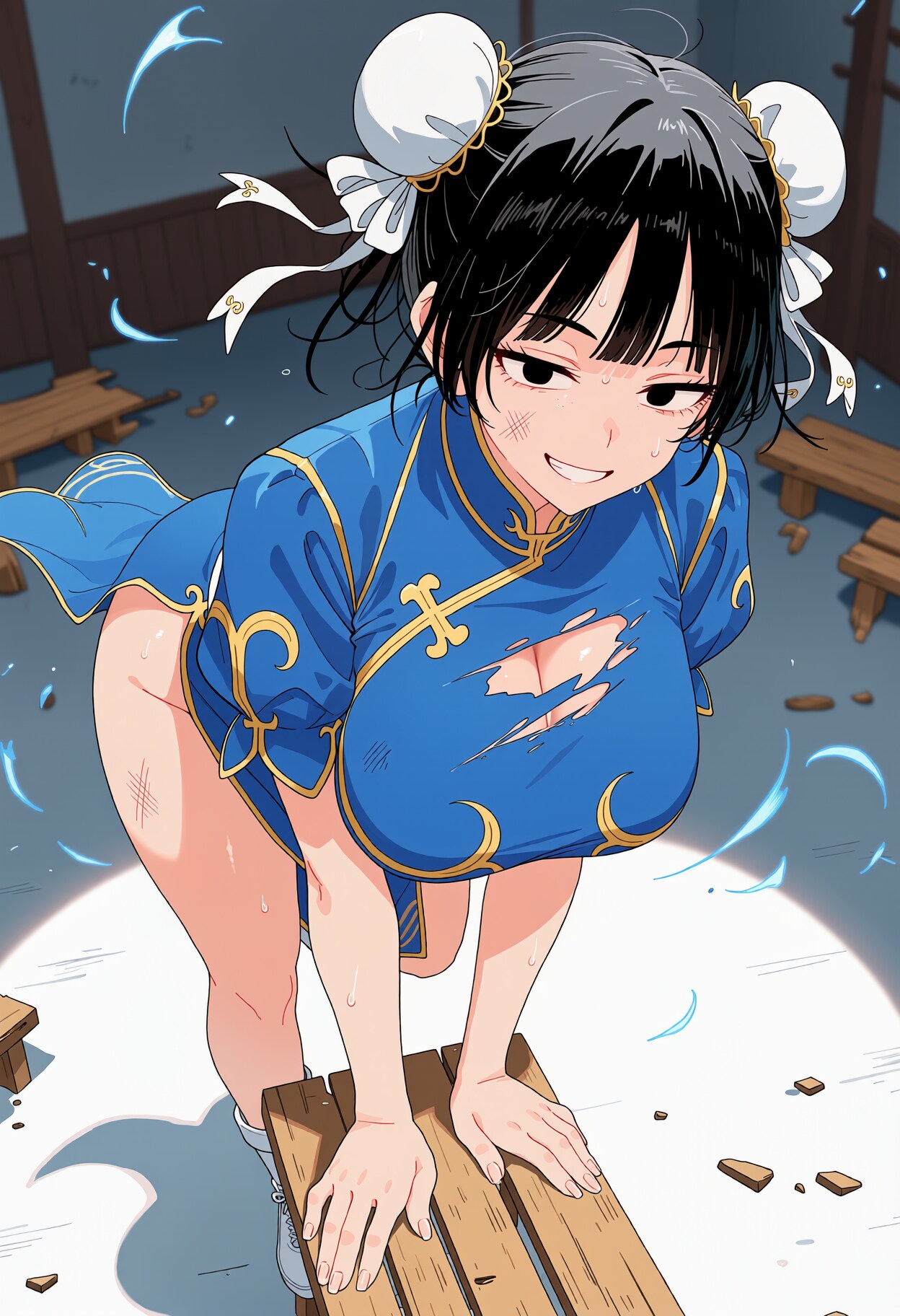 【Request thx🌸】春麗コス撮影にノッてきたウメちゃん
