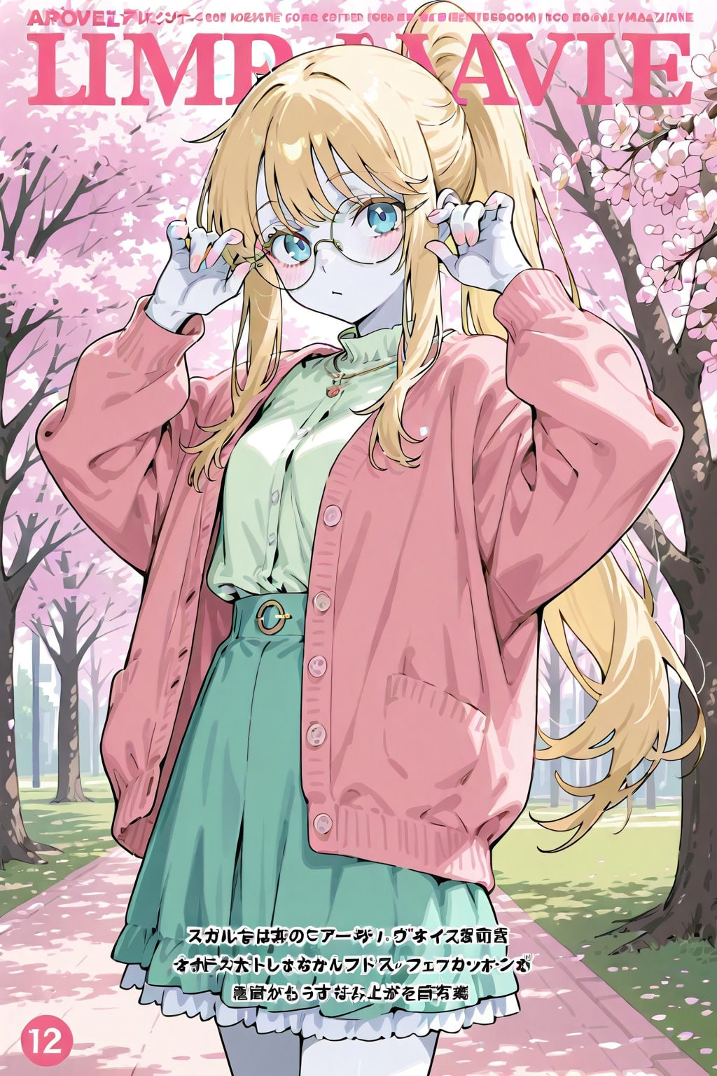 春コーデの表紙