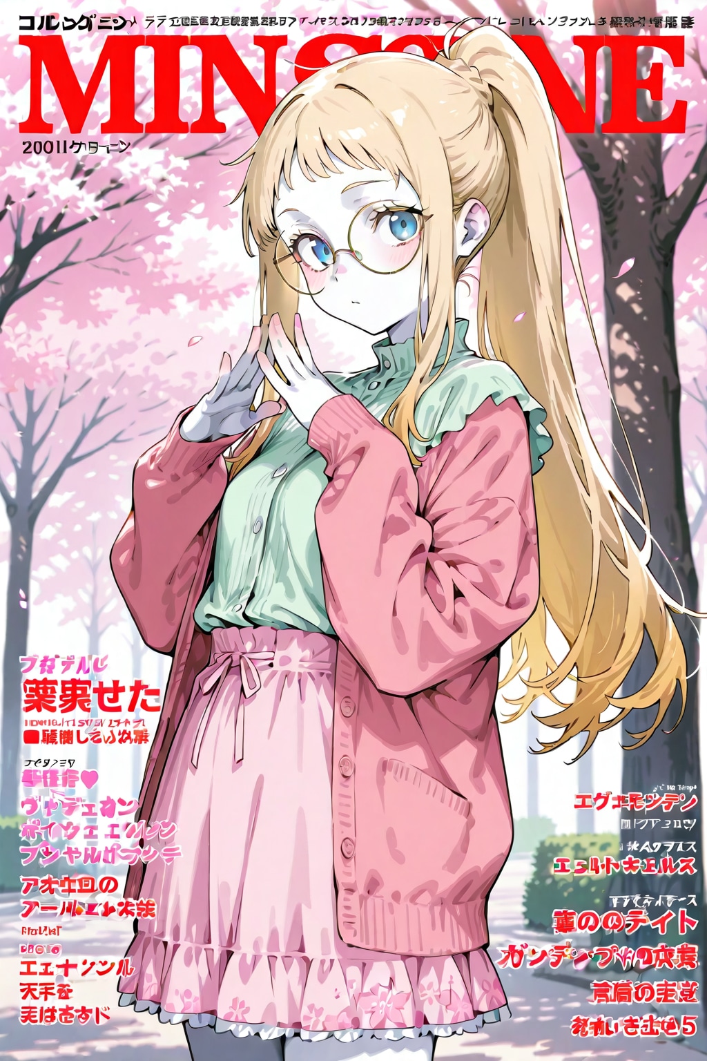 春コーデの表紙