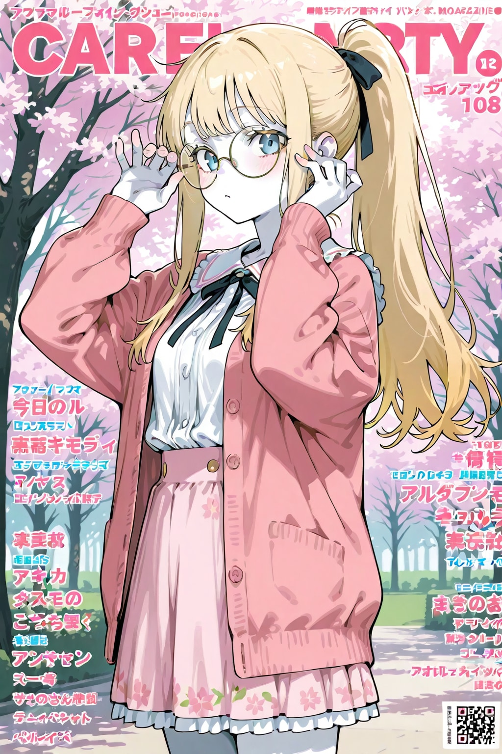 春コーデの表紙