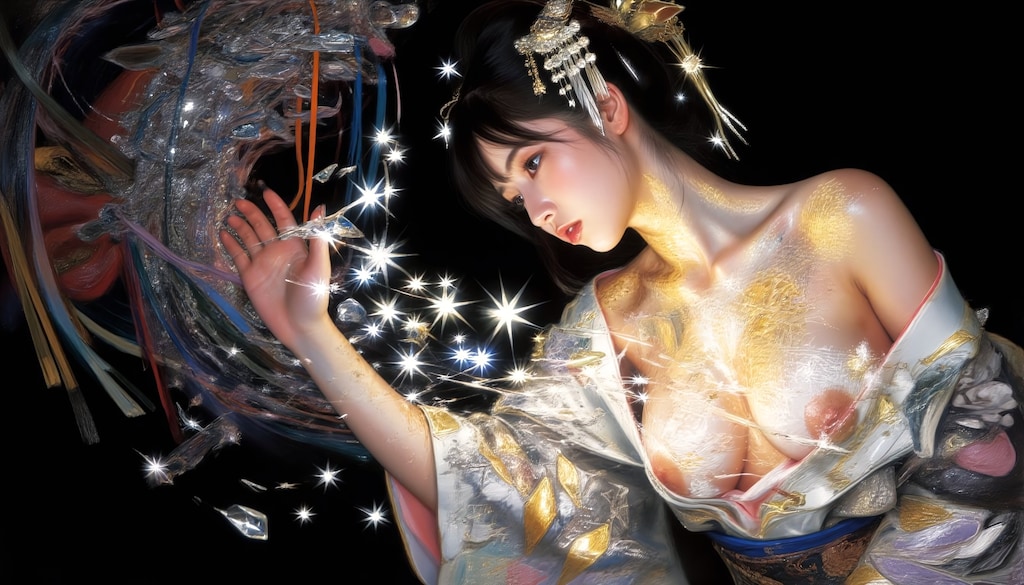 肢体を照らす星明り