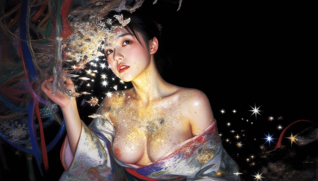 肢体を照らす星明り