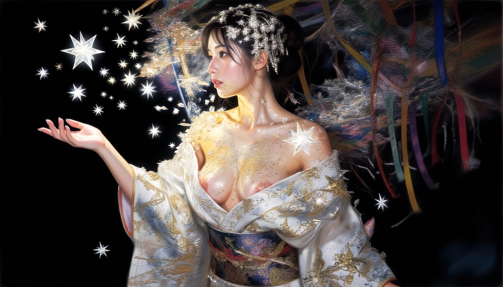 肢体を照らす星明り