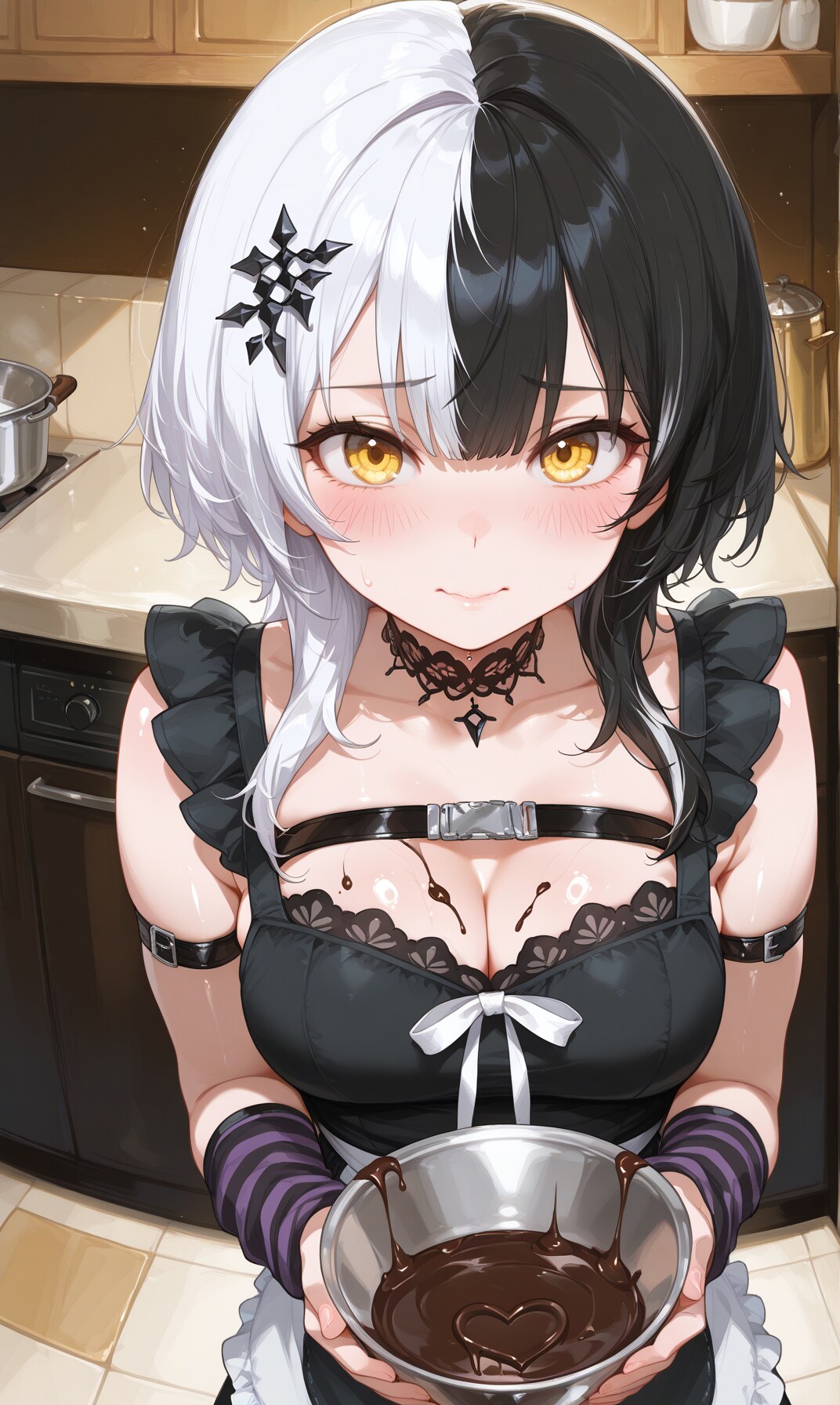 このチョコ味見してっ