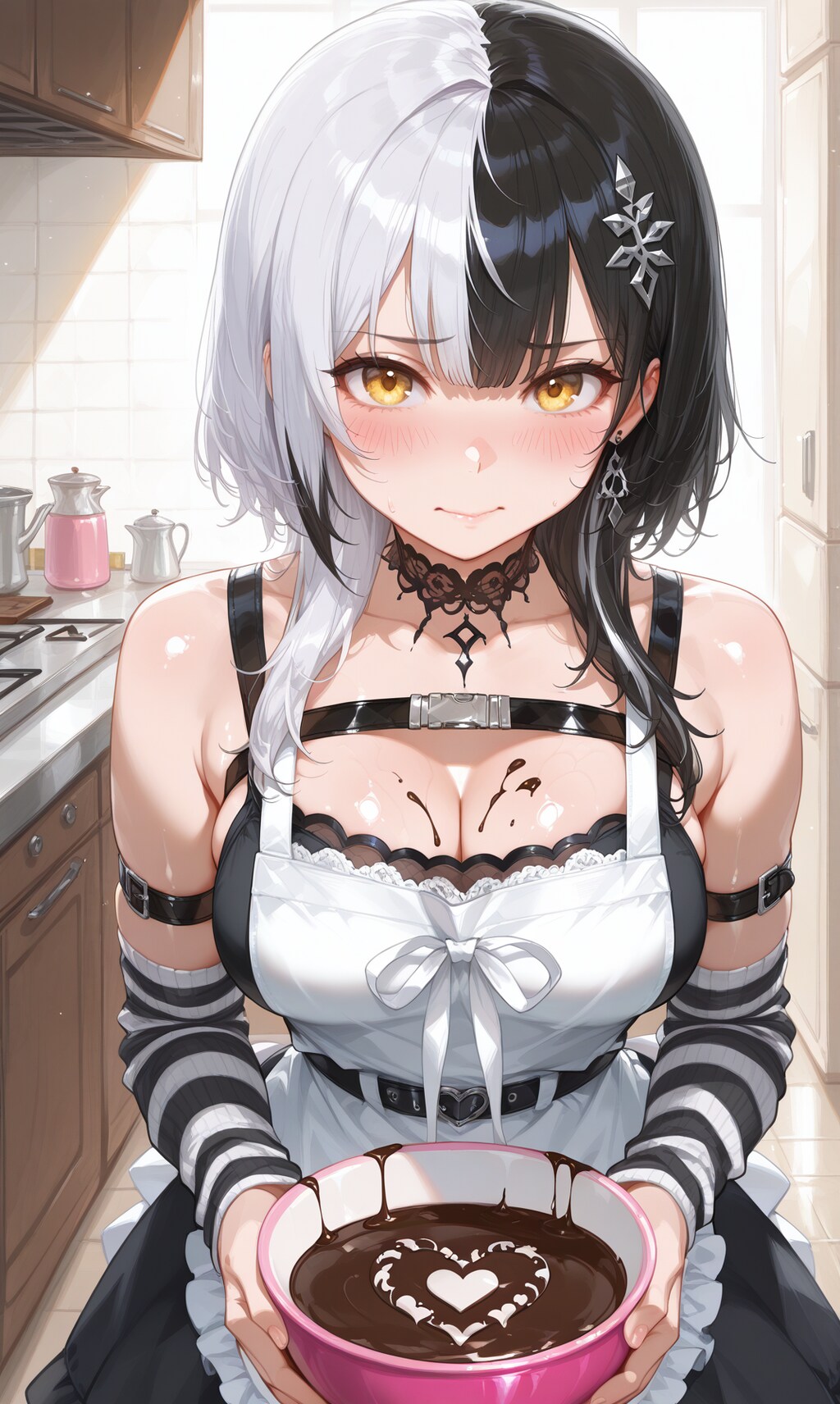 このチョコ味見してっ