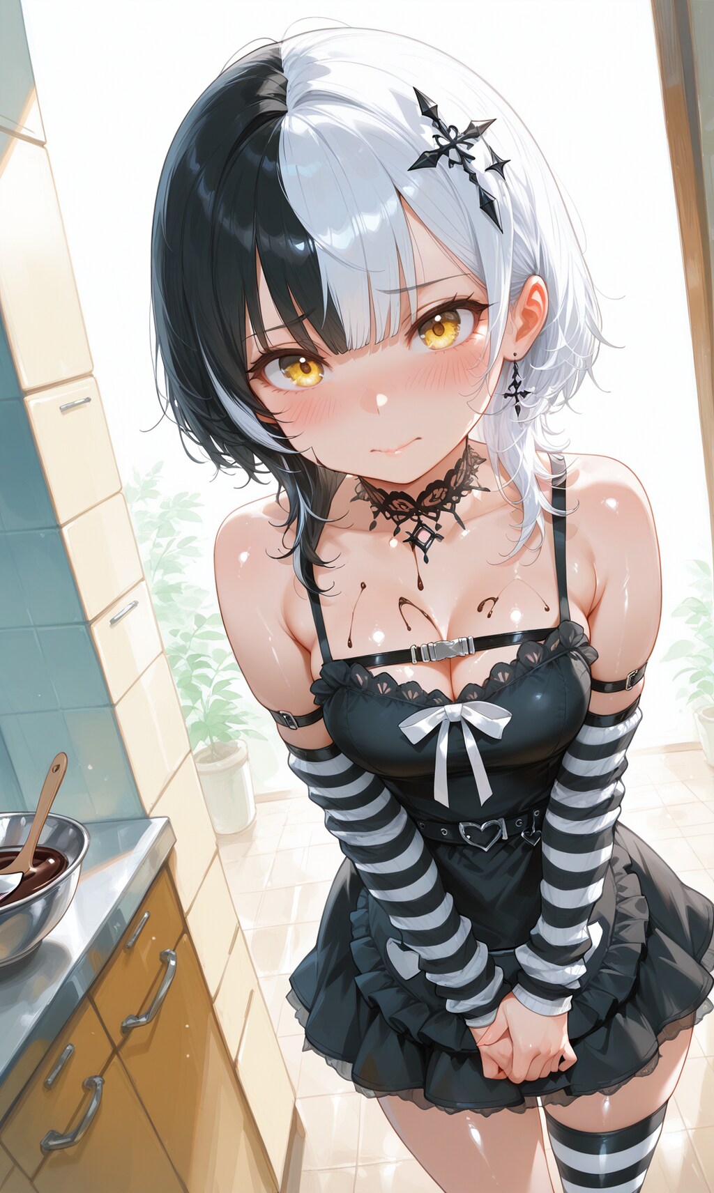 このチョコ味見してっ