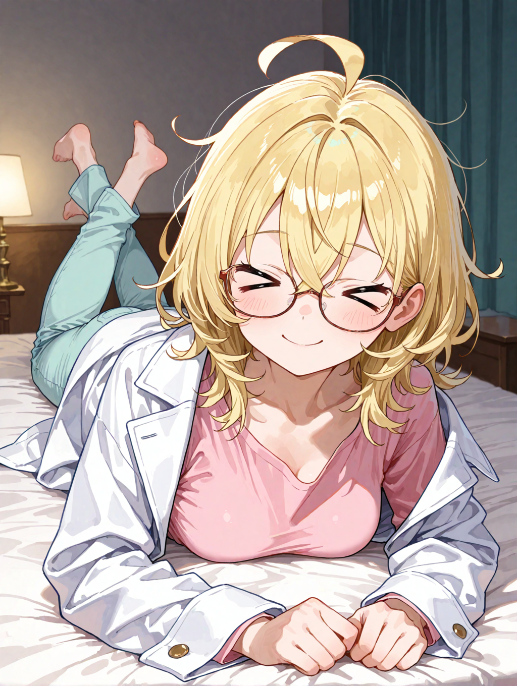 ベット新調してご機嫌な理久さん