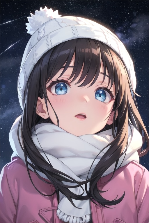 星空の下で | の人気AIイラスト・グラビア