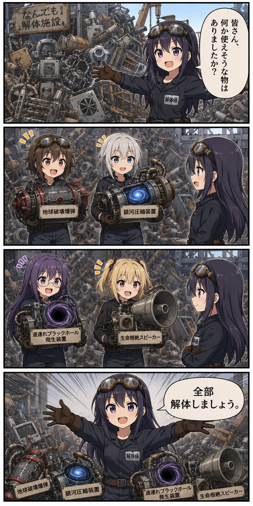 解体前の確認