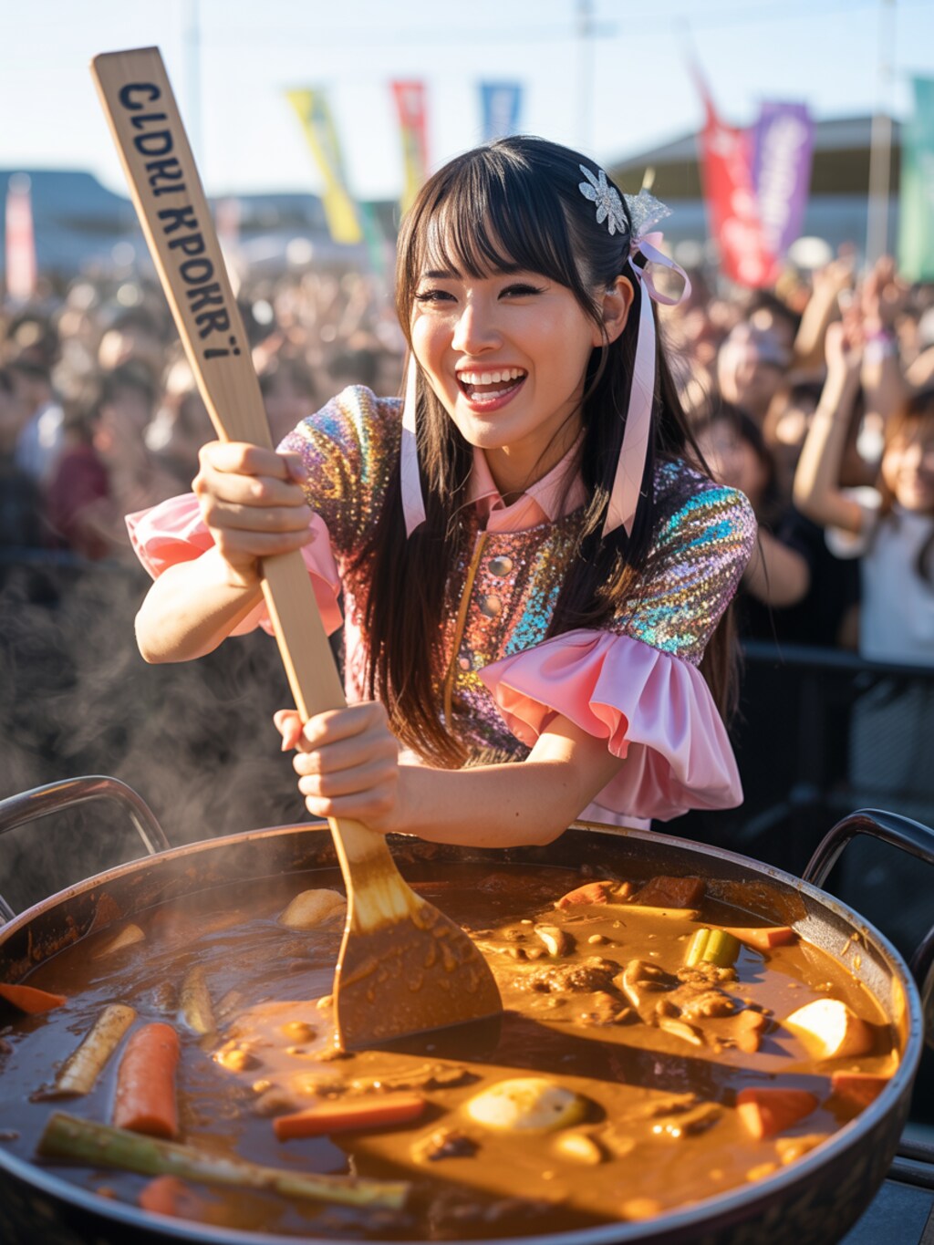 踊る朝カレー！