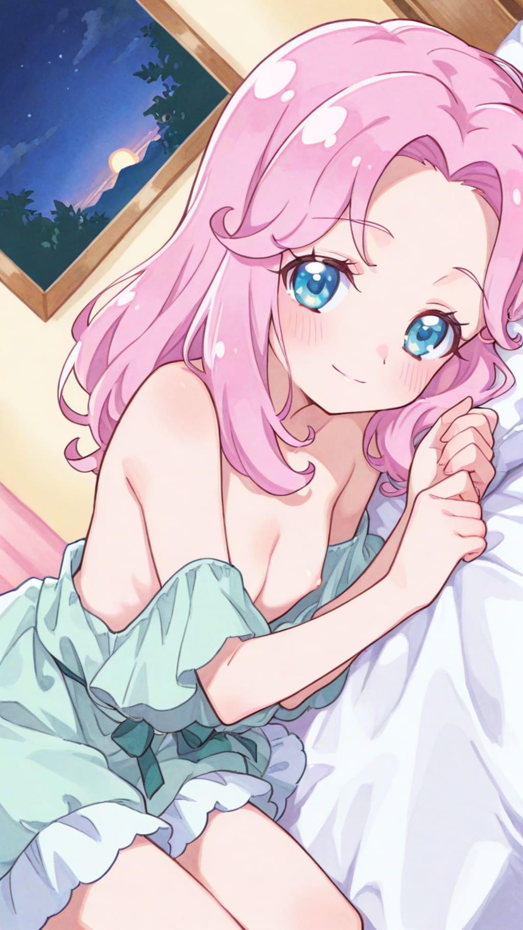 添い寝はーちゃん