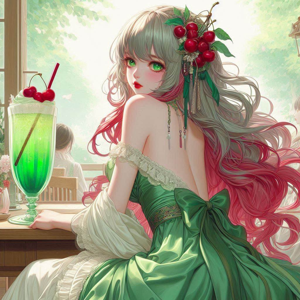 クリームソーダと休憩しましょ