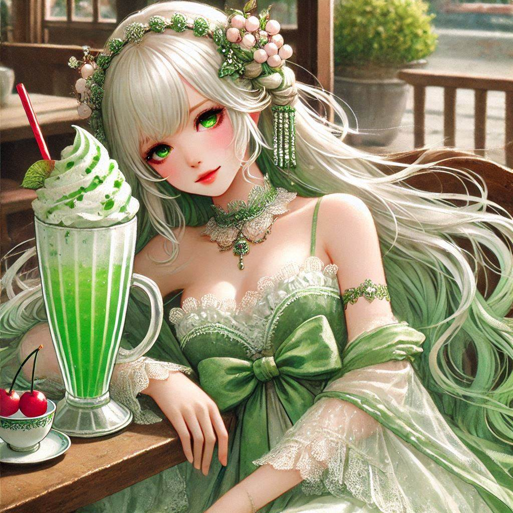 クリームソーダと休憩しましょ