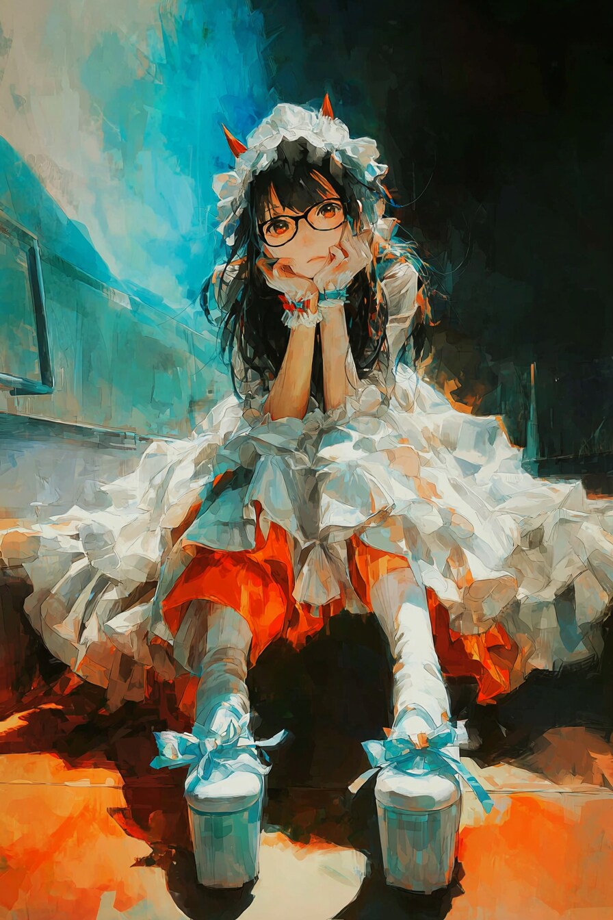 寂寥 | の人気AIイラスト・グラビア