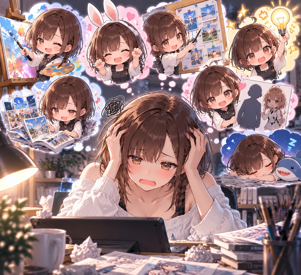 脳内では、もう完成してる。