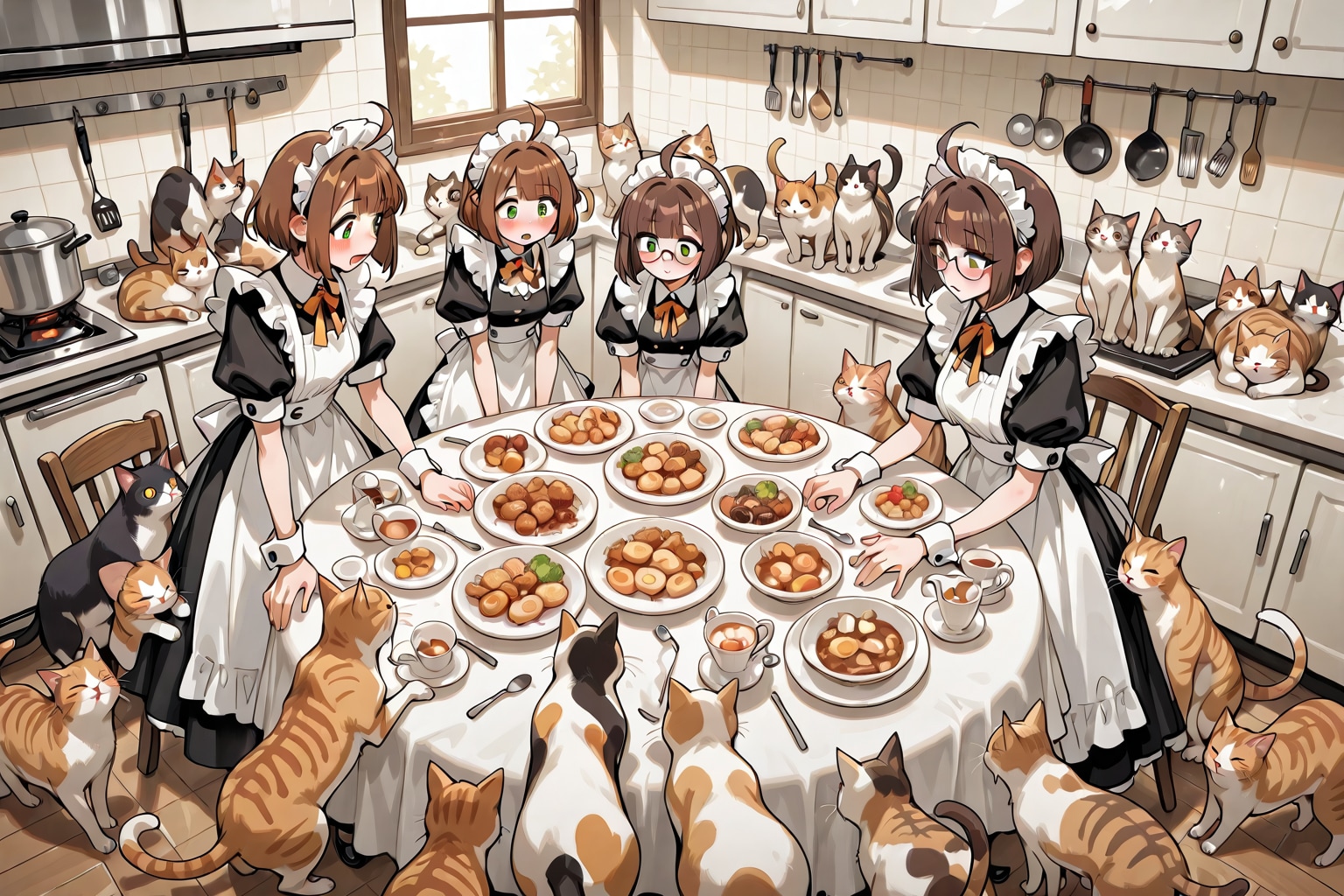 猫屋敷の日常 | の人気AIイラスト・グラビア