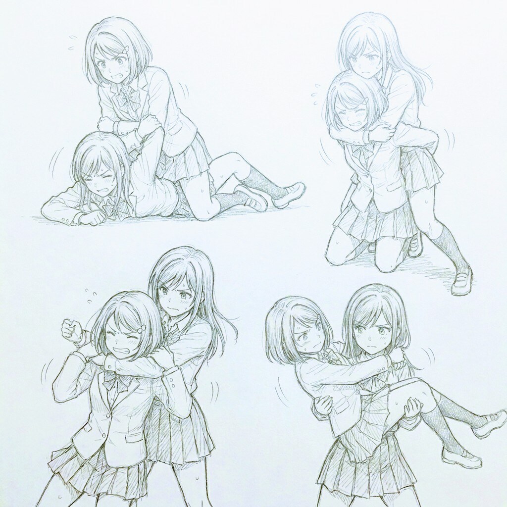 JKプロレス(師走○翁先生オマージュ)