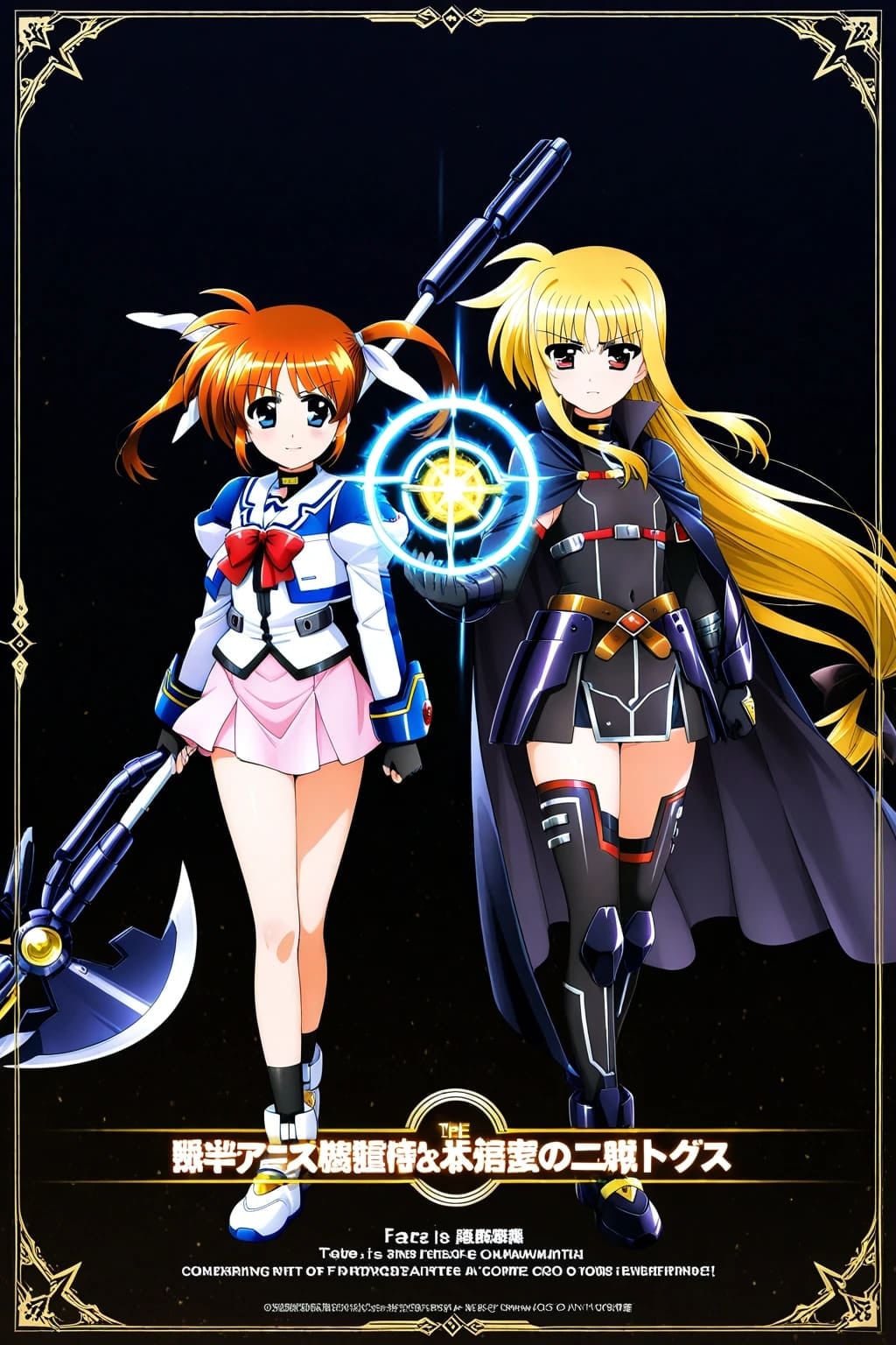 フェイト➡　なのはその武器私のなんだけど・・・　なのは➡　まあいいじゃん貸してよ