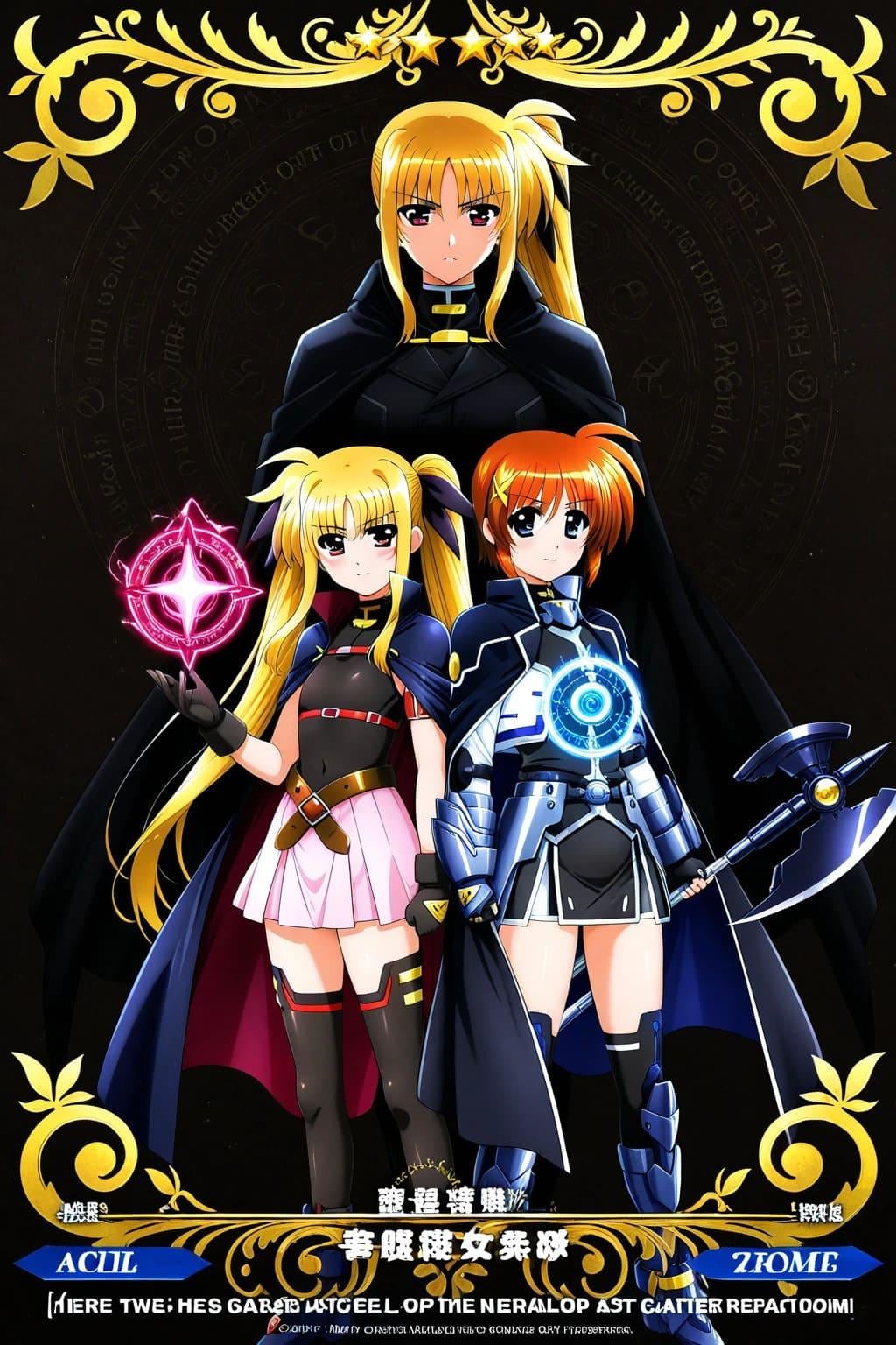 フェイト➡　なのはその武器私のなんだけど・・・　なのは➡　まあいいじゃん貸してよ